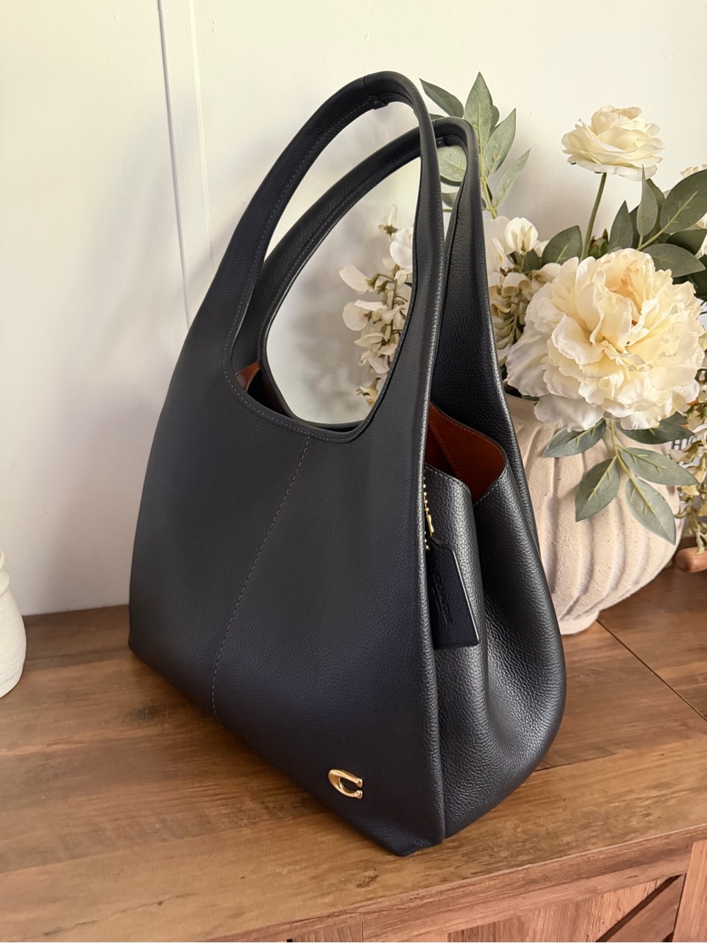 COACH Large Lana in Black/Gold - Picture 10 of 10